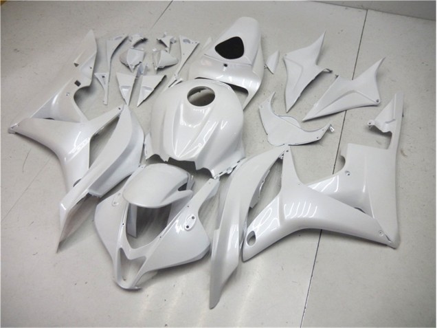 Abs Carenagem Moto CBR 600RR 2007-2008 - Branco Pérola