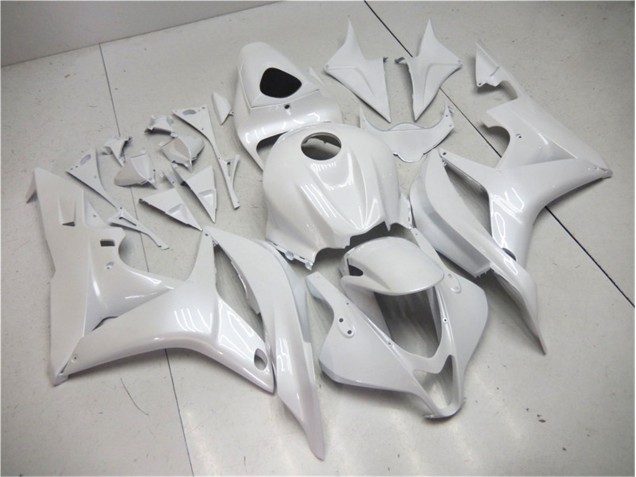 Abs Carenagem Moto CBR 600RR 2007-2008 - Branco Pérola