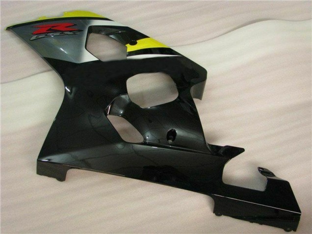 Abs Carenagem Moto GSXR 600 / 750 K4 2004-2005 - Amarelo Preto