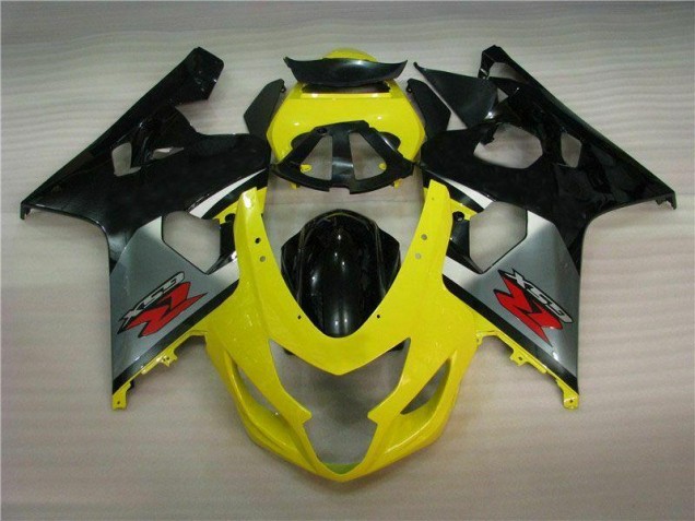 Abs Carenagem Moto GSXR 600 / 750 K4 2004-2005 - Amarelo Preto