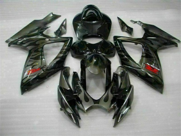 Abs Carenagem Moto GSXR 600 / 750 K6 2006-2007 - Preto Abs Carenagem Moto GSXR 600 / 750 K6 2006-2007 - Preto