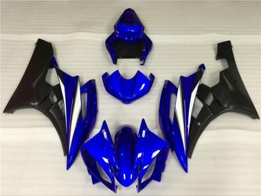 Abs Carenagem Moto R6 2006-2007 - Azul Preto