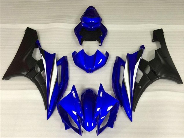 Abs Carenagem Moto R6 2006-2007 - Azul Preto