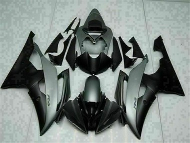 Abs Carenagem Moto R6 2008-2016 - Cinzento Preto