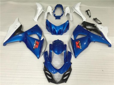 Abs Kit Carenagem & Plásticos Moto GSXR 1000 2017-2023 - Azul Branco
