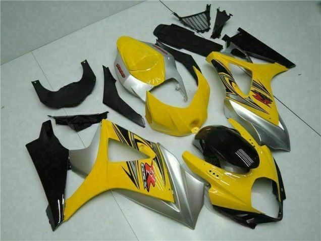 Abs Kit Carenagem & Plásticos Moto GSXR 1000 K7 2007-2008 - Amarelo