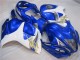 Abs Kit Carenagem & Plásticos Moto GSXR 1300 Hayabusa 2008-2019 - Azul Branco