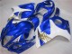 Abs Kit Carenagem & Plásticos Moto GSXR 1300 Hayabusa 2008-2019 - Azul Branco