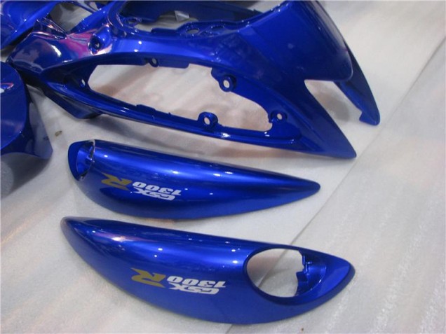 Abs Kit Carenagem & Plásticos Moto GSXR 1300 Hayabusa 2008-2019 - Azul Branco
