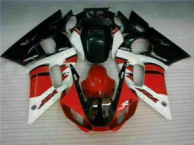 Abs Kit Carenagem & Plásticos Moto R6 1998-2002 - Vermelho Preto