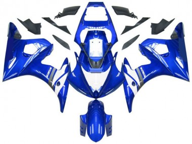 Abs Kit Carenagem & Plásticos Moto R6 2003-2005 - Azul Branco
