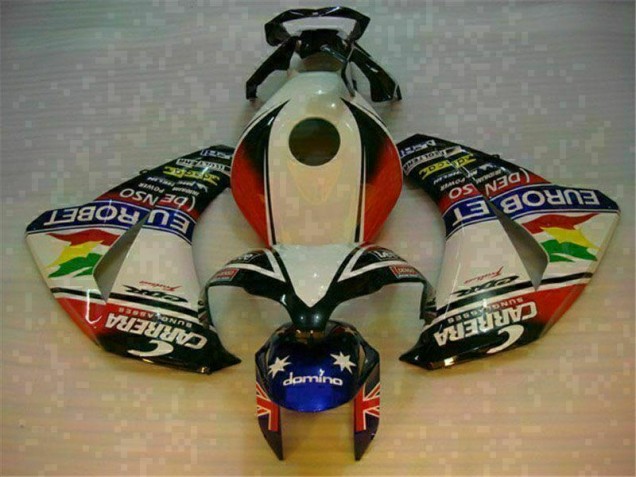 Abs Kit Completos Carenagem Moto CBR 1000RR 2008-2011 - Branco Azul