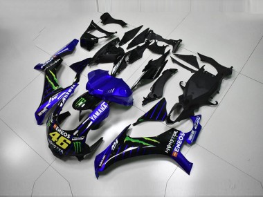 Abs Kit Completos Carenagem Moto R1 2015-2019 - Azul Azul Branco ENEOS 46 Monster