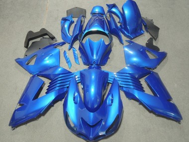 Abs Kit Completos Carenagem Moto ZX14R ZZR 1400 2006-2011 - Azul