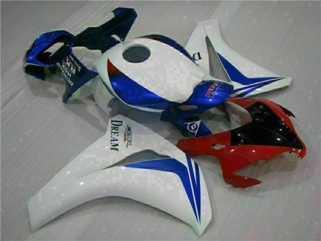 Abs Kits Carenagem Moto CBR 1000RR 2008-2011 - Branco Azul Abs Kits Carenagem Moto CBR 1000RR 2008-2011 - Branco Azul