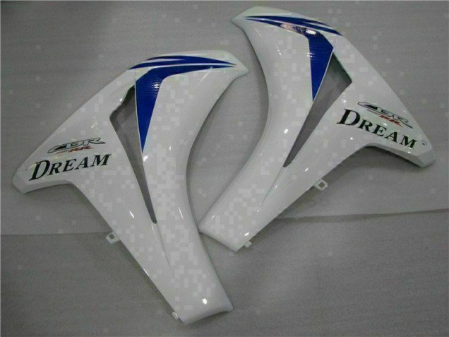 Abs Kits Carenagem Moto CBR 1000RR 2008-2011 - Branco Azul Abs Kits Carenagem Moto CBR 1000RR 2008-2011 - Branco Azul