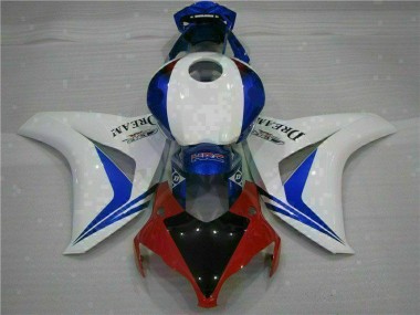 Abs Kits Carenagem Moto CBR 1000RR 2008-2011 - Branco Azul