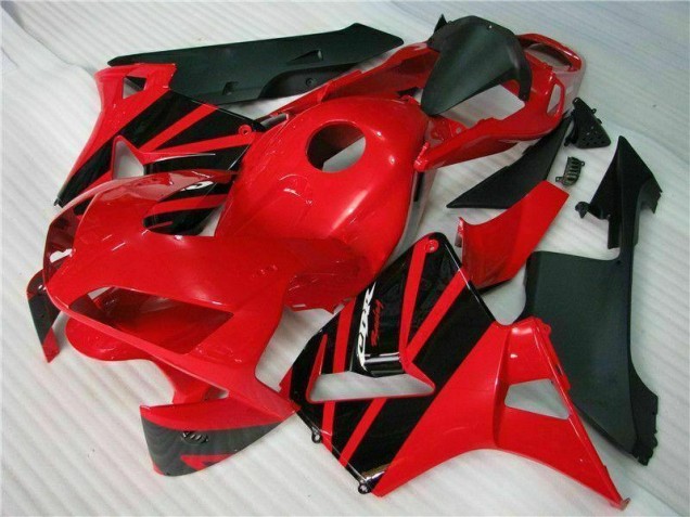 Abs Kits Carenagem Moto CBR 600RR 2003-2004 - Vermelho Preto