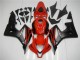 Abs Kits Carenagem Moto CBR 600RR 2007-2008 - Preto Vermelho
