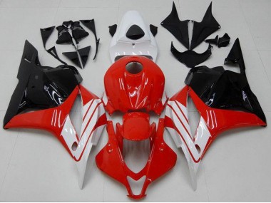 Abs Kits Carenagem Moto CBR 600RR 2009-2012 - Vermelho Branco Preto