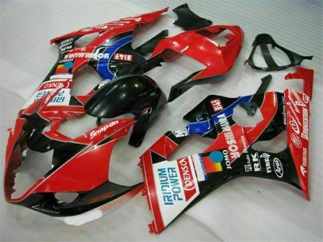 Abs Kits Carenagem Moto GSXR 1000 K3 2003-2004 - Vermelho