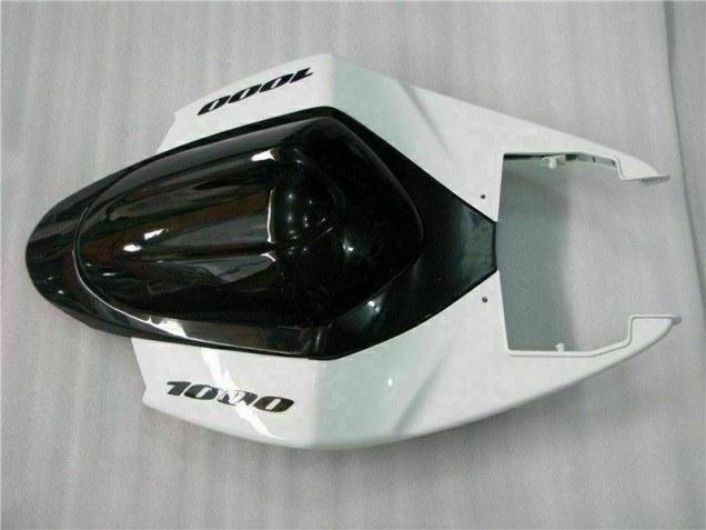 Abs Kits Carenagem Moto GSXR 1000 K5 2005-2006 - Branco Preto