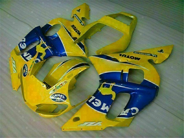 Abs Kits Carenagem Moto R6 1998-2002 - Amarelo Azul