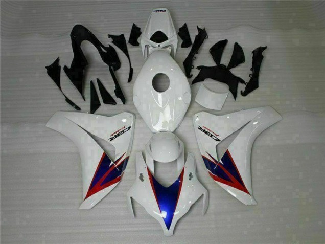 Abs Kits Completos Carenagem Moto CBR 1000RR 2008-2011 - Branco Azul Vermelho