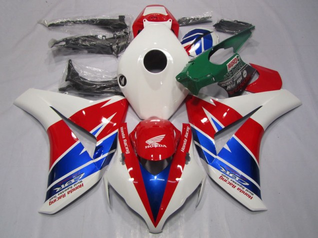 Abs Kits Completos Carenagem Moto CBR 1000RR 2008-2011 - Vermelho Branco Azul Abs Kits Completos Carenagem Moto CBR 1000RR 2008-2011 - Vermelho Branco Azul