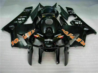 Abs Kits Completos Carenagem Moto CBR 600RR 2005-2006 - Preto Repsol