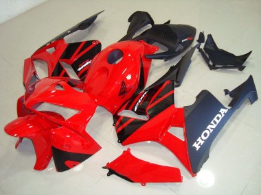 Abs Kits Completos Carenagem Moto CBR 600RR 2005-2006 - Vermelho Preto