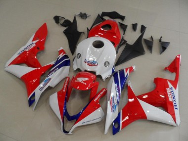 Abs Kits Completos Carenagem Moto CBR 600RR 2007-2008 - Vermelho Branco