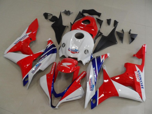Abs Kits Completos Carenagem Moto CBR 600RR 2007-2008 - Vermelho Branco