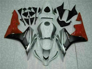 Abs Moto Plástico CBR 600RR 2007-2008 - Branco Preto Vermelho
