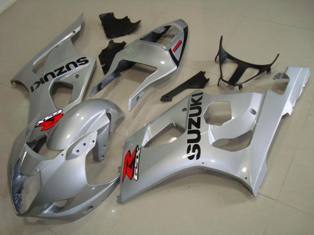 Abs Moto Plástico GSXR 1000 K3 2003-2004 - Prata