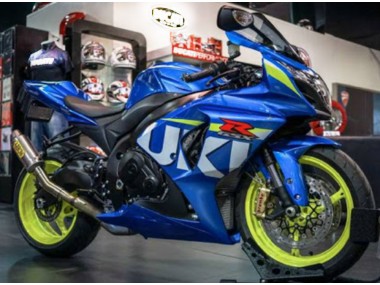 Abs Moto Plástico GSXR 1000 K9 2009-2016 - Azul Branco