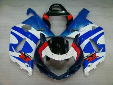 Abs Moto Plástico GSXR 600 / 750 K1 K2 K3 2001-2003 - Azul