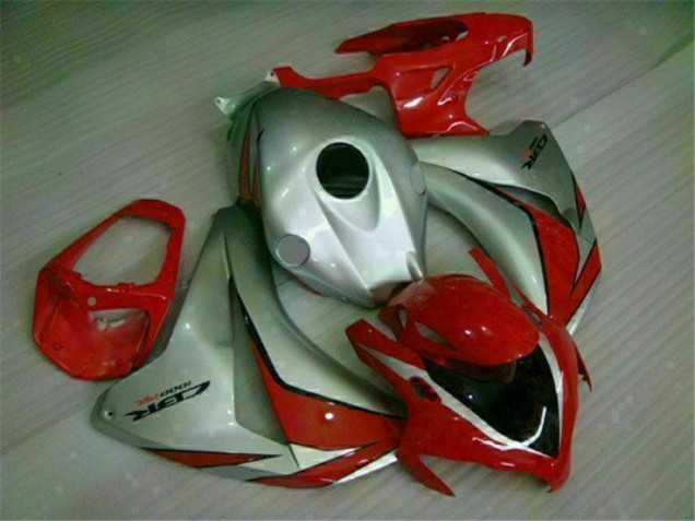 Abs Moto Plásticos CBR 1000RR 2008-2011 - Vermelho Prata Abs Moto Plásticos CBR 1000RR 2008-2011 - Vermelho Prata