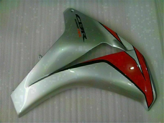 Abs Moto Plásticos CBR 1000RR 2008-2011 - Vermelho Prata Abs Moto Plásticos CBR 1000RR 2008-2011 - Vermelho Prata