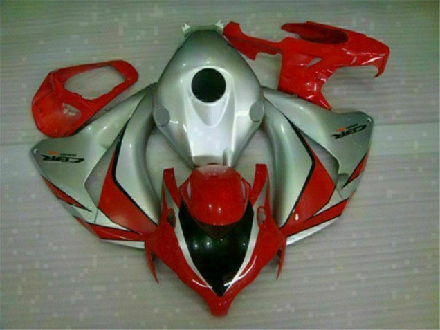 Abs Moto Plásticos CBR 1000RR 2008-2011 - Vermelho Prata Abs Moto Plásticos CBR 1000RR 2008-2011 - Vermelho Prata