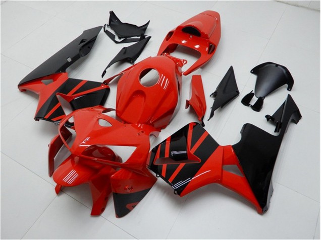 Abs Moto Plásticos CBR 600RR 2005-2006 - Vermelho Preto Abs Moto Plásticos CBR 600RR 2005-2006 - Vermelho Preto