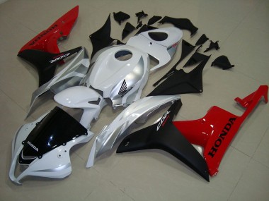 Abs Moto Plásticos CBR 600RR 2007-2008 - Branco Preto Vermelho