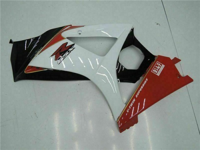 Abs Moto Plásticos GSXR 1000 K7 2007-2008 - Vermelho Branco