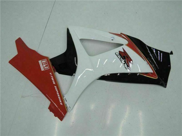 Abs Moto Plásticos GSXR 1000 K7 2007-2008 - Vermelho Branco