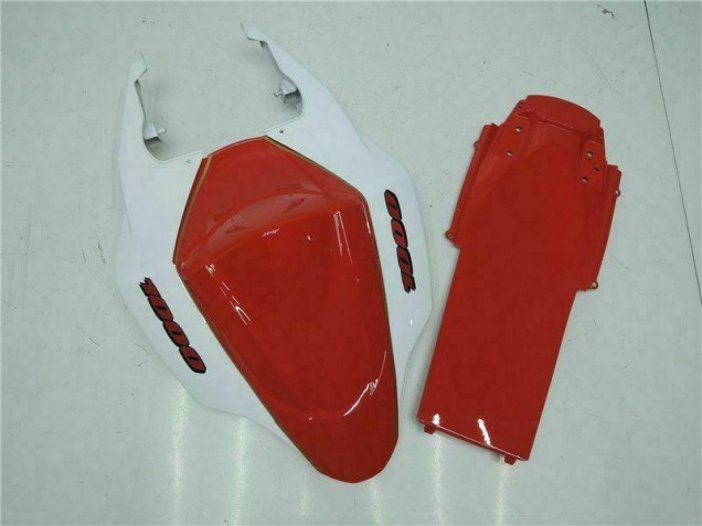 Abs Moto Plásticos GSXR 1000 K7 2007-2008 - Vermelho Branco