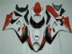 Abs Moto Plásticos GSXR 1000 K7 2007-2008 - Vermelho Branco