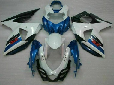 Abs Moto Plásticos GSXR 1000 K9 2009-2016 - Azul Branco
