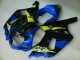 Abs Moto Plásticos GSXR 600 / 750 K1 K2 K3 2001-2003 - Azul