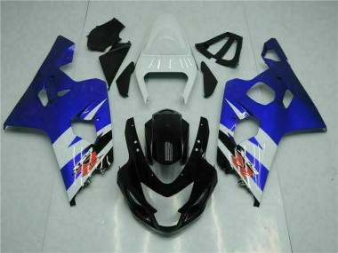 Abs Moto Plásticos GSXR 600 / 750 K4 2004-2005 - Azul Preto