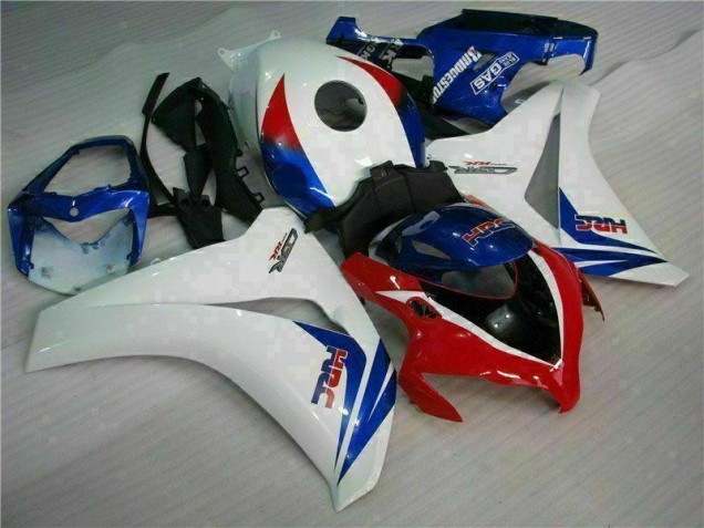 Abs Motocicleta Plástico CBR 1000RR 2008-2011 - Branco Azul Abs Motocicleta Plástico CBR 1000RR 2008-2011 - Branco Azul